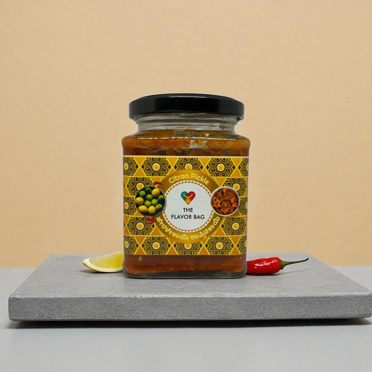 Citron Pickle | Authentic South Indian | 250g | The Flavor Bag