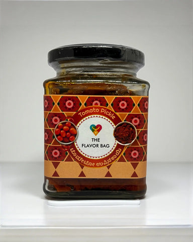 Tomato Pickle (Without Garlic) | Authentic South Indian | 250g | The Flavor Bag