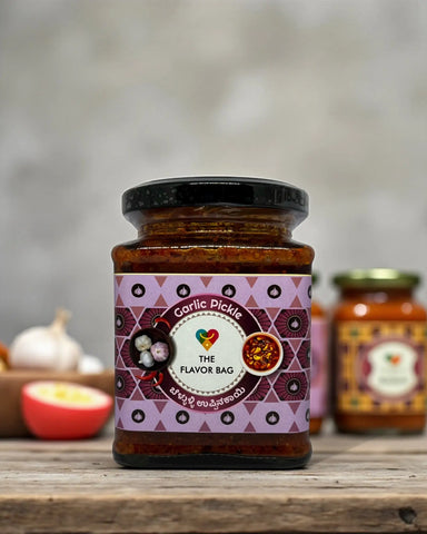 Garlic Pickle | Authentic South Indian | 250g | The Flavor Bag