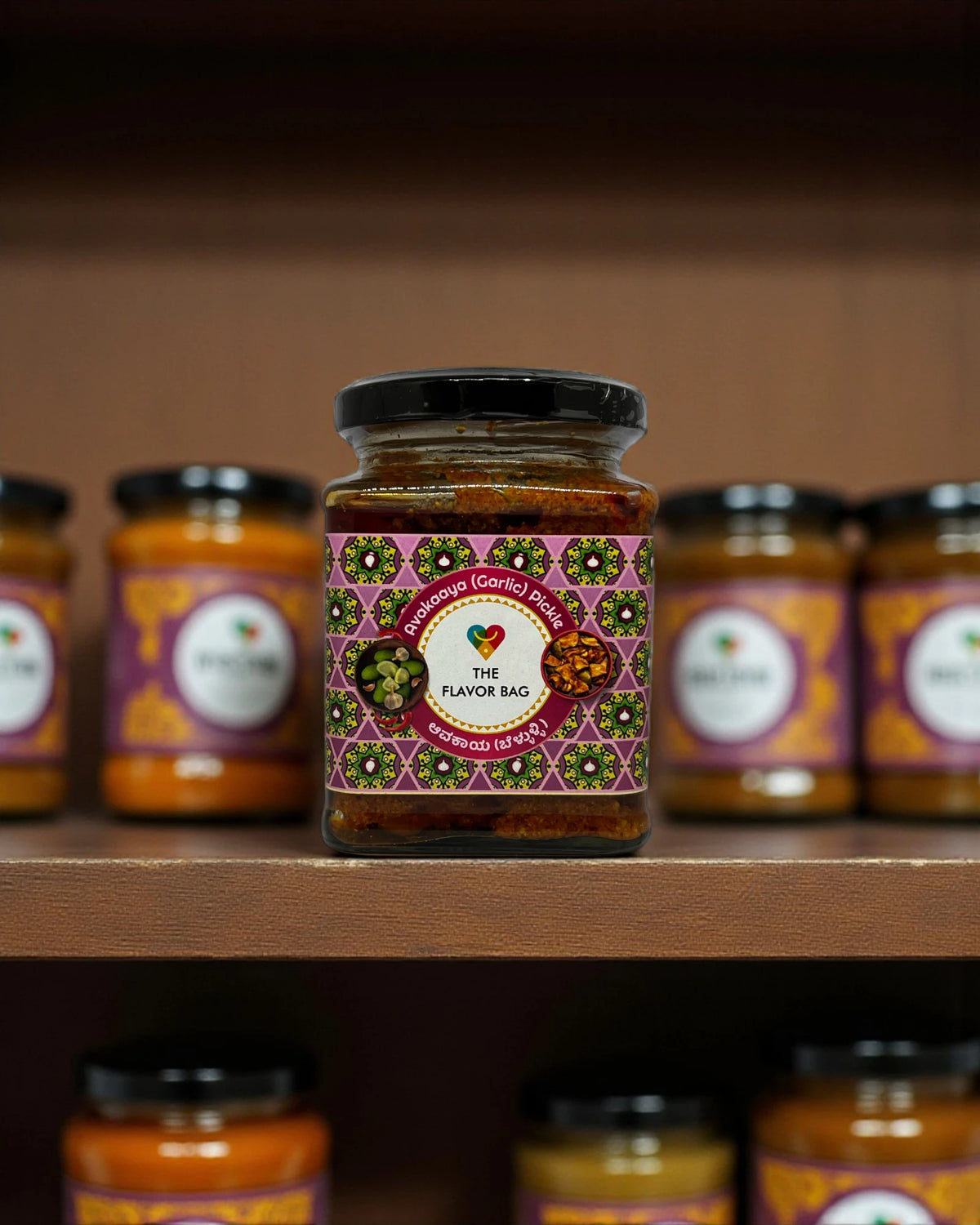 Mango Avakai Pickle (With Garlic) | Authentic South Indian | 250g | The Flavor Bag