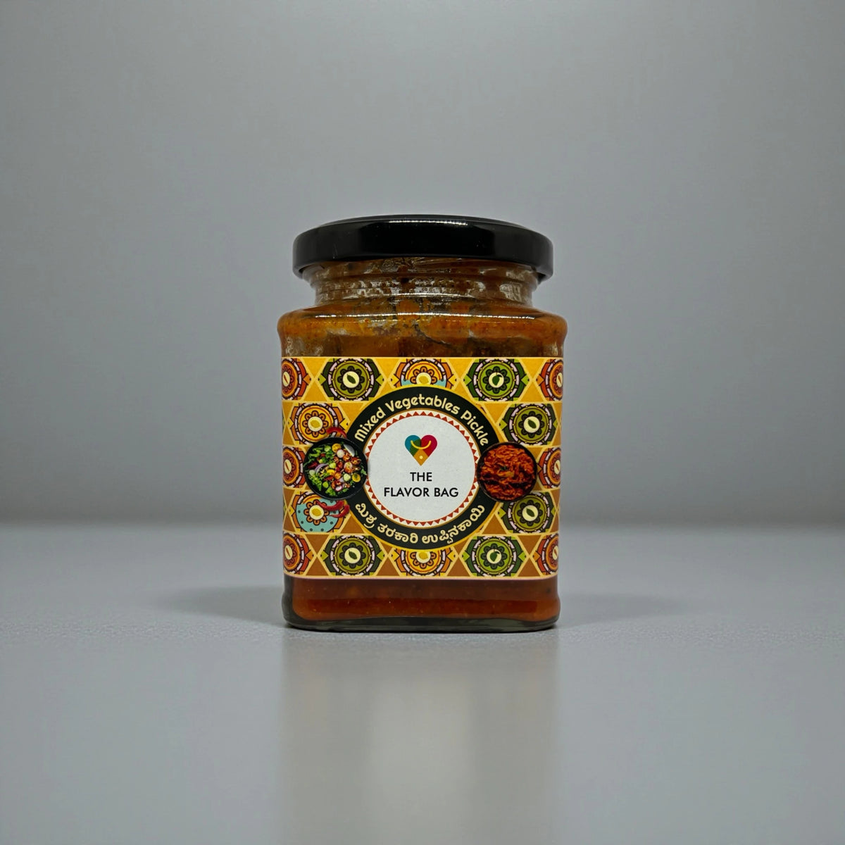 Mixed Vegetable Pickle | Authentic South Indian | 250g | The Flavor Bag