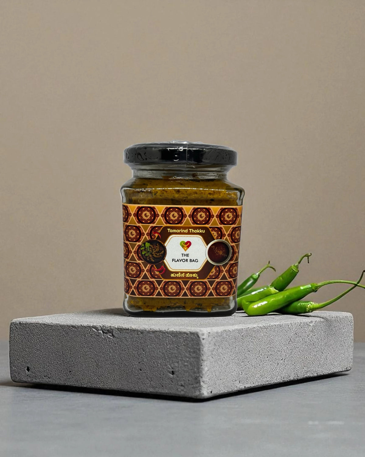 Tamarind Thokku | Authentic South Indian | 250g | The Flavor Bag